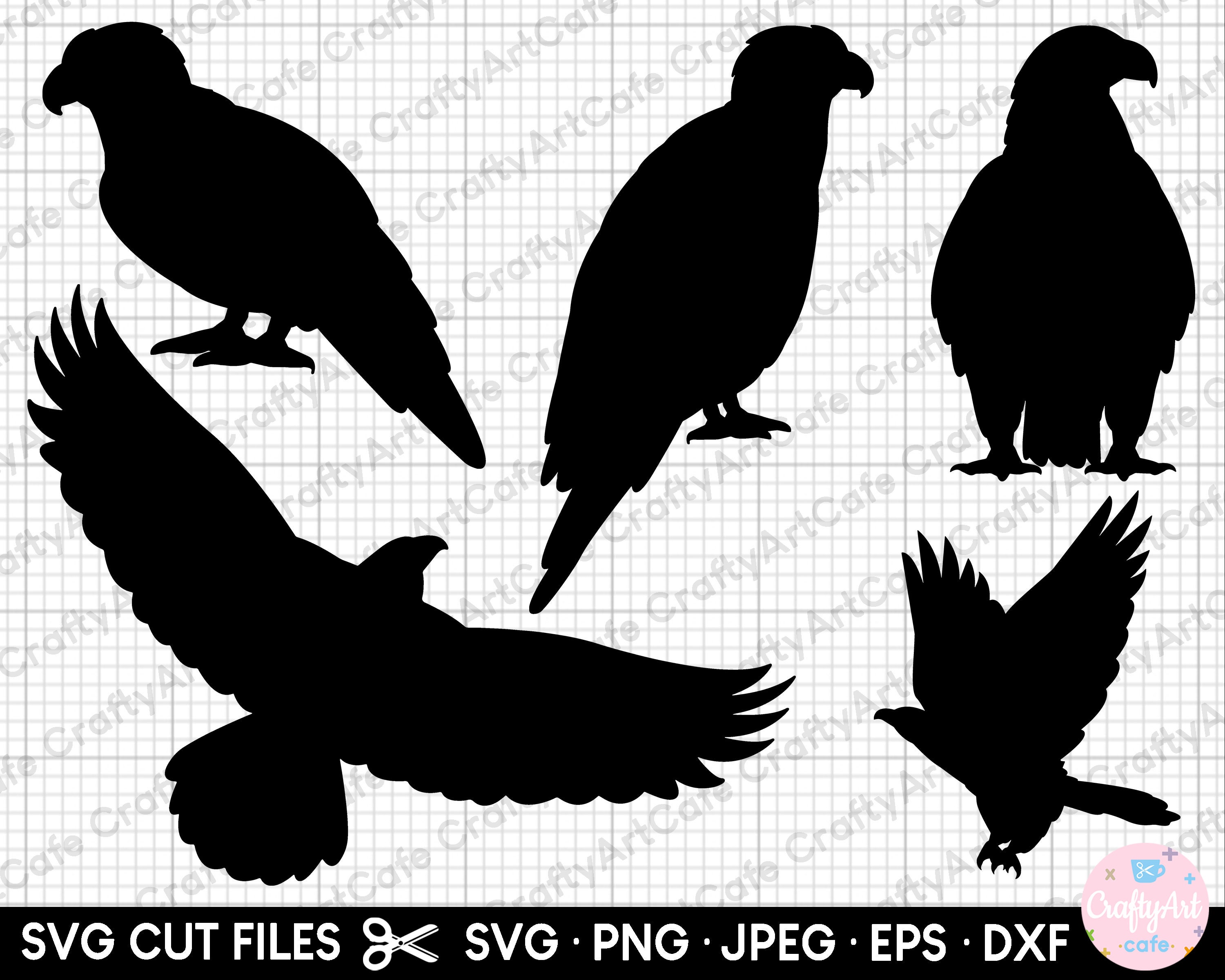 Eagle Svg Bundle Eagle Png Bundle Eagle Clipart Eagle Silhouette Free ...