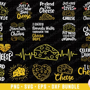 cheese png cheese svg cheese png bundle sublimination commercial use cheese eps dxf cricut cut file t shirt design