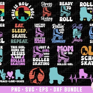 roller skating png roller skating svg roller skating png bundle sublimination commercial use eps dxf cricut cut file t shirt design