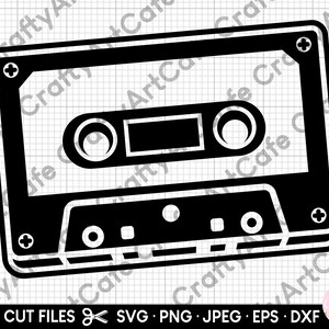 cassette svg cassette clipart cassette silhouette vector cassette png