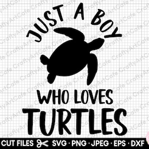 Schildkröte svg turle png Schildkröte Shirt Design Cricut nur ein Junge, der Schildkröten liebt