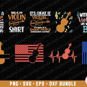 violin png violin svg violin png bundle sublimination commercial use violin eps dxf cricut cut file t shirt design