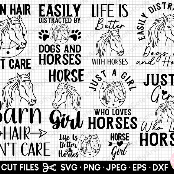 horse svg, horse png, horse svg bundle, horse png bundle, horse svg cricut cut file