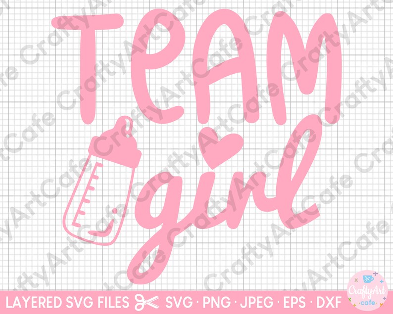 Team Girl Svg Etsy