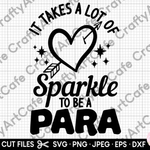 para svg paraprofessional svg png eps dxf cricut