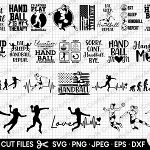 handball svg bundle handball png bundle handball silhouette handball player vector free commercial use shirt design bundle