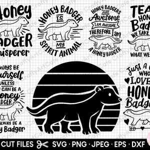 honey badger svg bundle honey badger png bundle honey badger shirt design bundle honey badger cricut cut file