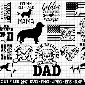 golden retriever svg bundle golden retriever png bundle golden retriever svg cricut shirt golden retriever peeking svg