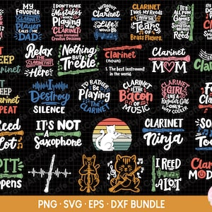 clarinet png clarinet svg clarinet png bundle sublimination free commercial use clarinet eps dxf cricut cut file vector
