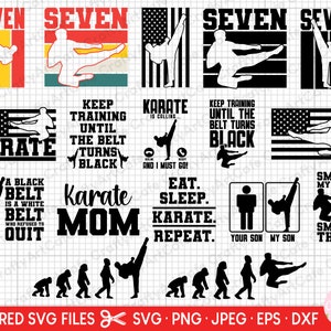 karate svg bundle karate png bundle karate svg cricut cut files cutting files commercial use eps dxf jpeg jpg vector