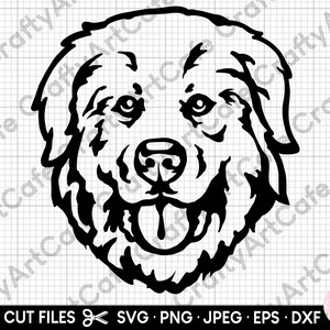 pyrenees svg pyrenees png pyrenees svg cut file cricut pyrenees silhouette pyrenees head