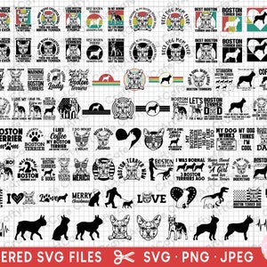 boston terrier svg bundle cricut design bundle free commercial use cut file boston terrier png bundle boston terrier clipart peeking