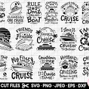 cruise svg bundle cruise png bundle cruise ship svg cruise ship png cruise vacation svg png eps dxf jpg cut file cricut commercial use