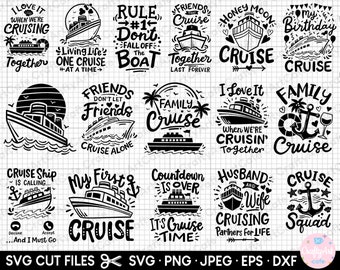 cruise svg bundle cruise png bundle cruise ship svg cruise ship png cruise vacation svg png eps dxf jpg cut file cricut commercial use