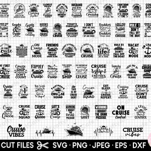 lot de svg croisière croisière png lot de chemise de croisière lot cricut coupe fichiers clipart à usage commercial gratuit