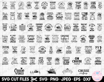 cruise svg bundle cruise png bundle cruise shirt bundle cricut cut files free commercial use clipart