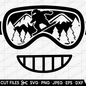   Snowboardbrillen svg png Snowboard Snowboarder Snowboarding svg png eps dxf jpg Clipart