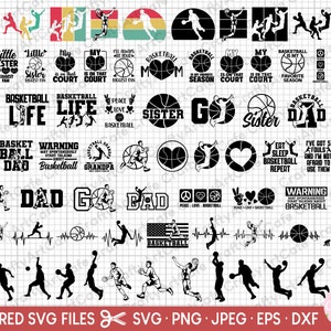 basketball svg bundle cricut cut files free commercial use basketball png shirt design bundle basketball clipart basketball silhouette