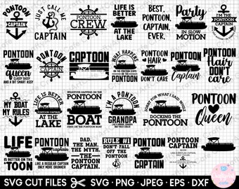 pontoon svg bundle pontoon png bundle pontoon owner svg bundle pontoon svg bundle cricut cut files commercial use