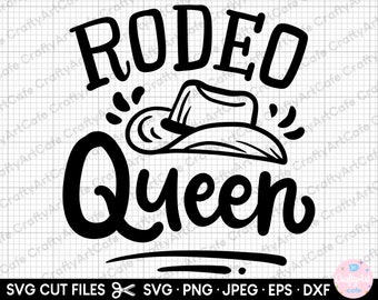 rodeo queen svg rodeo png for women girls