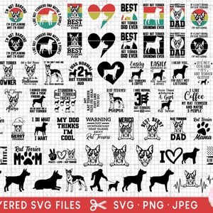 rat terrier svg bundle cricut rat terrier png bundle rat terrier peeking svg rat terrier silhouette clipart vector commercial use