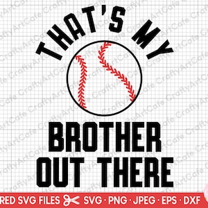 baseball brother svg png
