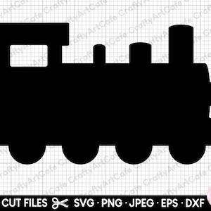 train silhouette model train svg png eps dxf cut file commercial use train clipart train vector