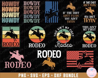 rodeo png rodeo svg rodeo png bundle sublimination commercial use rodeo eps dxf cricut cut file t shirt design
