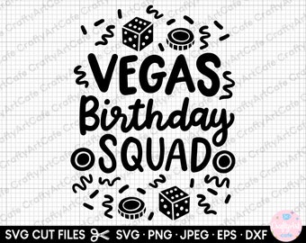 cumpleaños de las vegas svg png