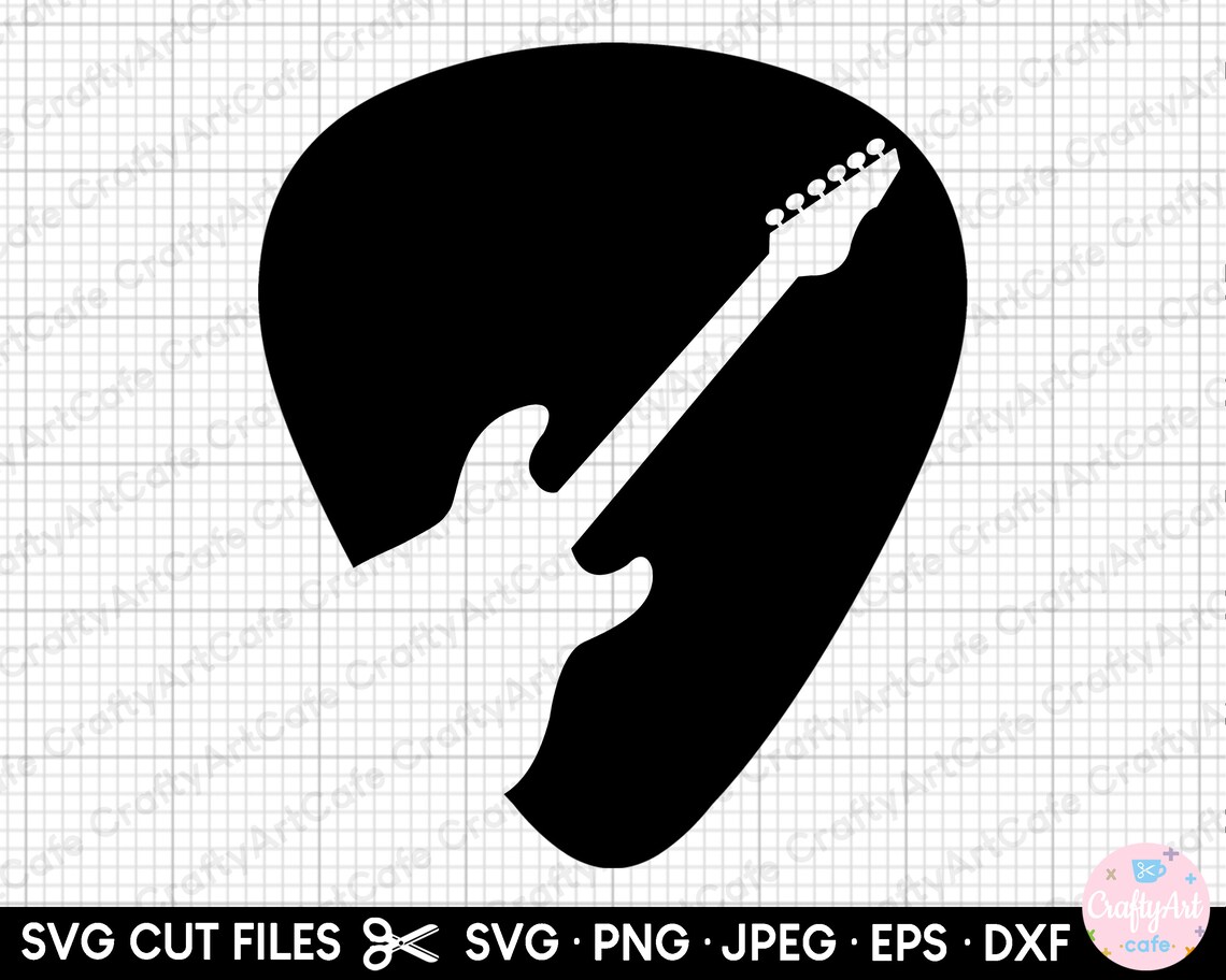 Guitar Svg File for Cricut Shirt Free Commercial Use Guitar - Etsy