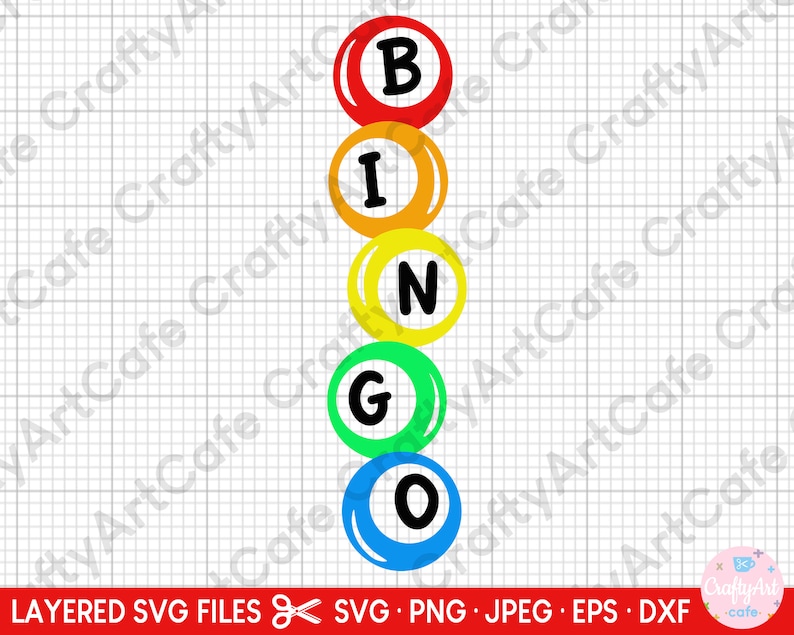 Bingo Svg Bingo Png Bingo Svg Cut File Cricut Bingo Svg for - Etsy ...