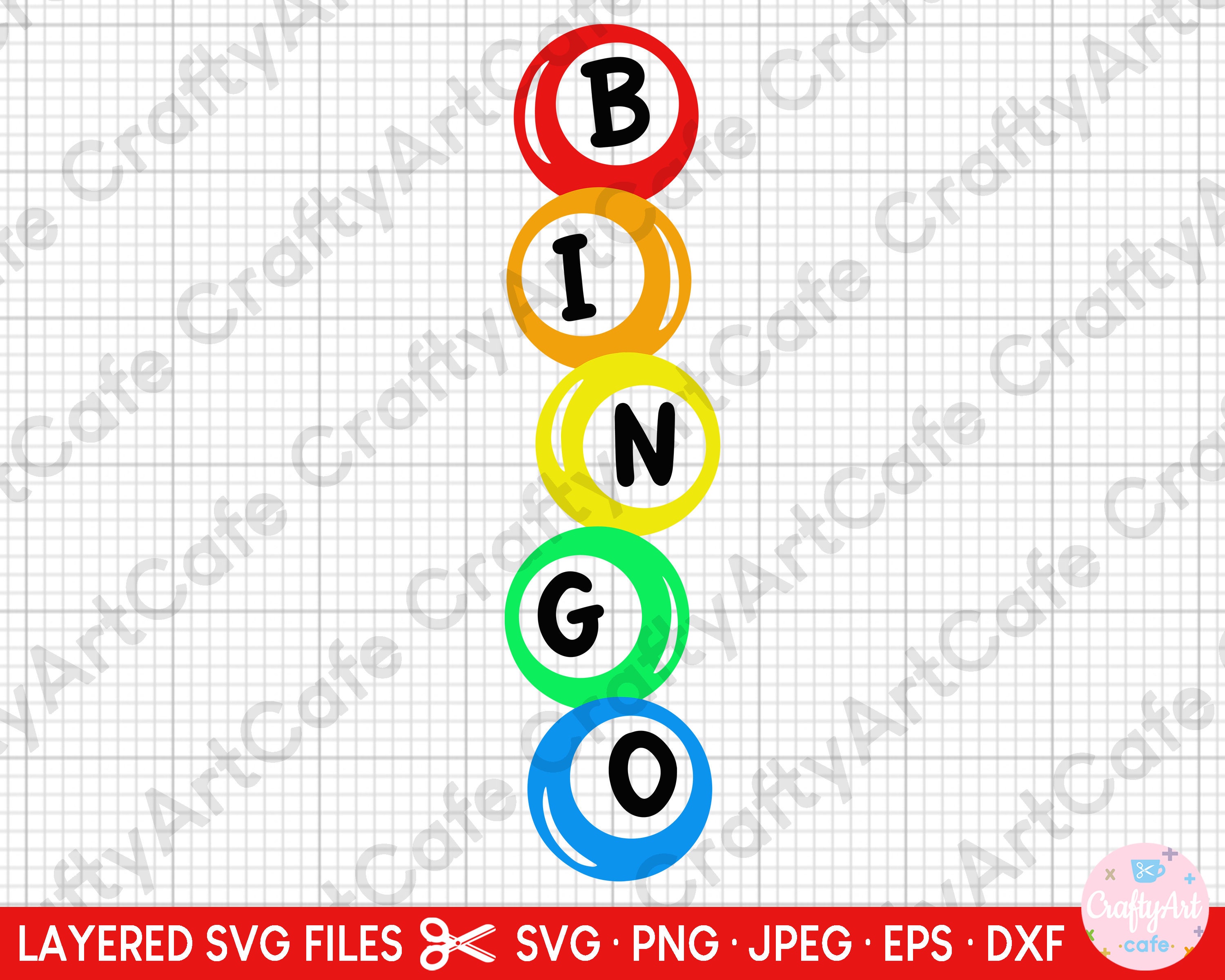 Bingo Svg Bingo Png Bingo Svg Cut File Cricut Bingo Svg for - Etsy
