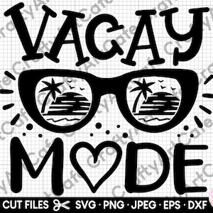 modalità vacay svg per cricut vacanza in vacanza vacanze estive pausa estiva