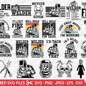 welding svg bundle welding png bundle welding designs welder svg bundle welder png bundle eps dxf cut files cricut cutting commercial use