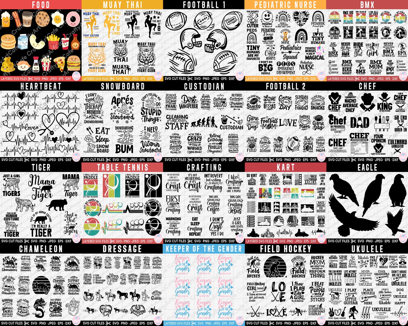 5000+ MEGA SVG Bundle Cricut Cut Files PNG Bundle Sublimation T Shirt ...