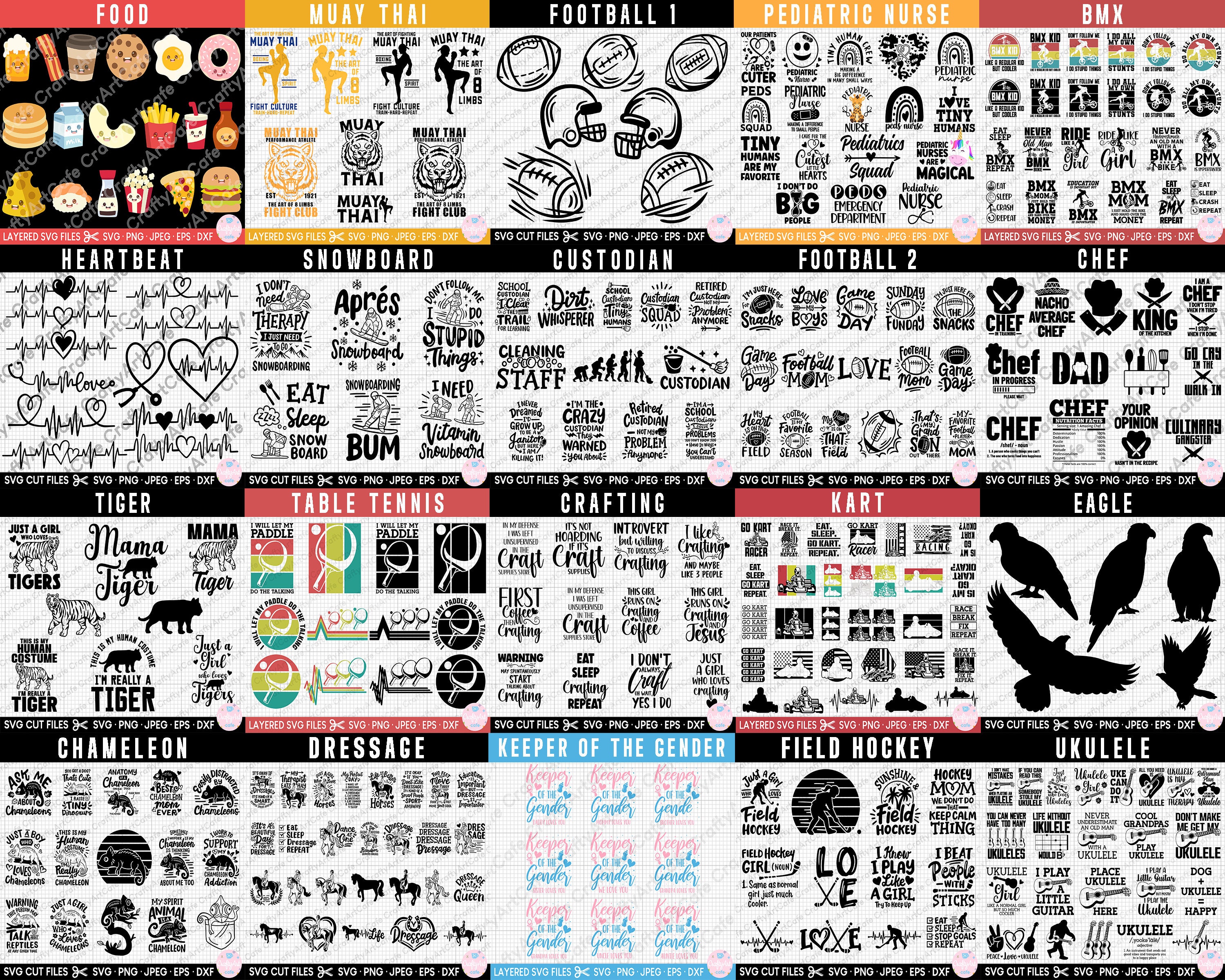 5000+ MEGA SVG Bundle Cricut Cut Files PNG Bundle Sublimation T Shirt ...