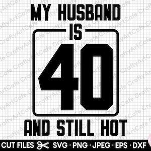 40th birthday svg 40 years old svg 40th birthday png