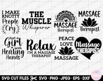 massage svg, massage png, massage therapist svg png cricut cut file