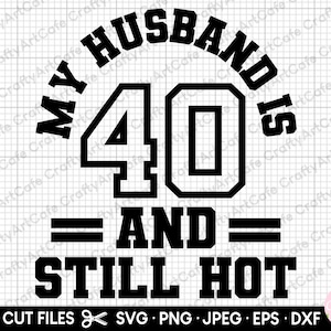 40th birthday svg 40 years old svg 40th birthday png