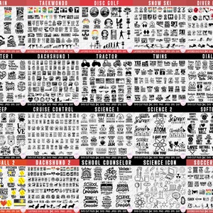 5000+ MEGA SVG Bundle Cricut Cut Files PNG Bundle Sublimation T Shirt Designs Bundle Xxl Files for Cricut Free Commercial Use image 4