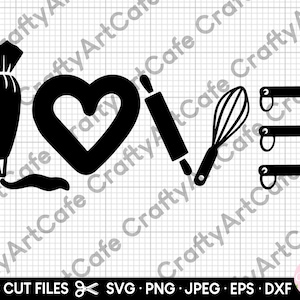 baking svg for cricut baking png baker svg eps dxf jpg