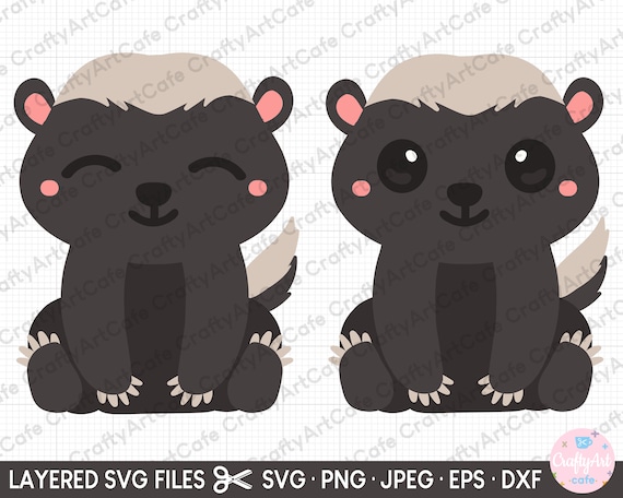 Honey Badger Svg Honey Badger Png Honey Badger Clipart Honey Badger Vector  Cute Honey Badger Svg Png Baby Honey Badger Png - Etsy