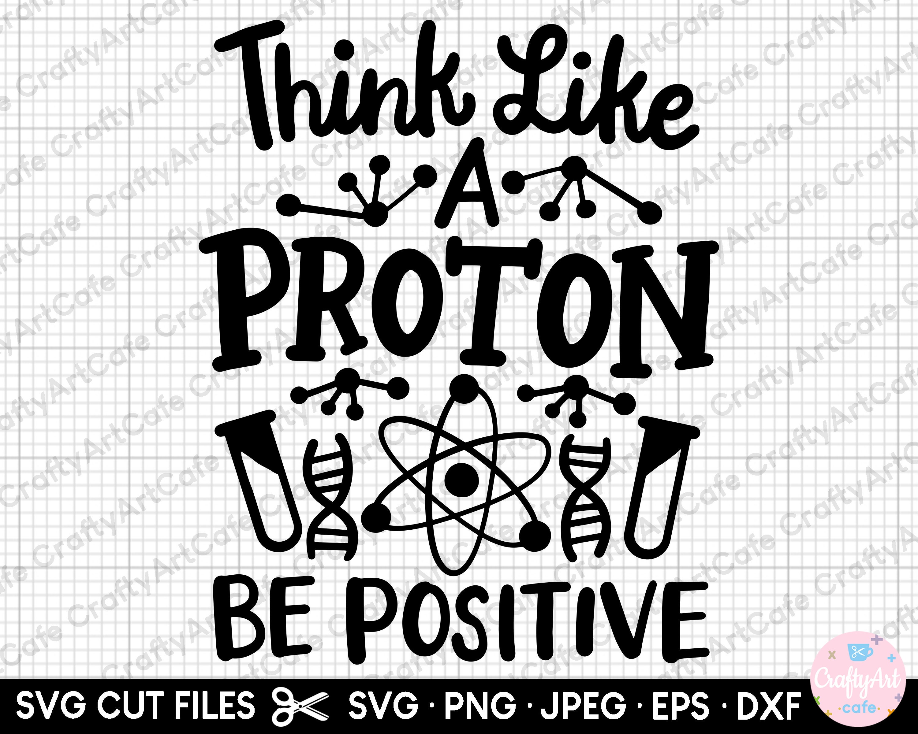 Think Like A Proton Be Positive Science Student Teacher Think Like A Proton Be Positive Science Student Teacher