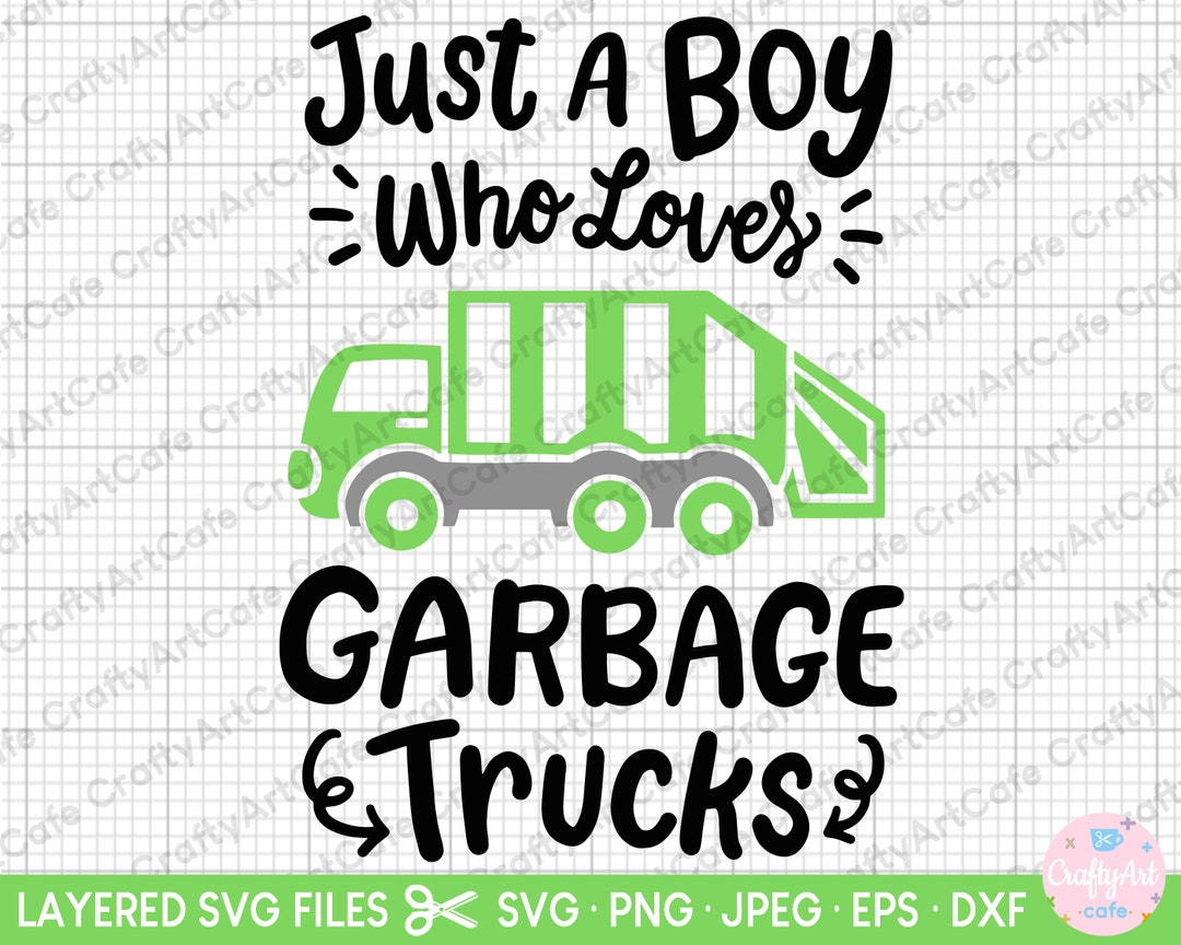 Garbage Truck Svg for Cricut Shirt Garbage Truck Png Commercial Use