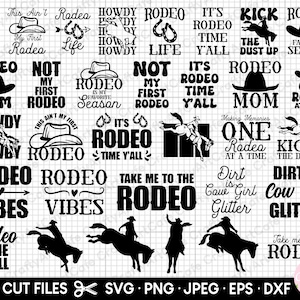 rodeo svg bundle cricut cut files rodeo png bundle rodeo shirt design bundle rodeo clipart rodeo vector free commercial use
