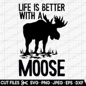 moose svg, moose png, moose svg file cricut