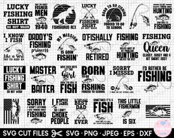 fishing svg fishing png fishing svg bundle for cricut shirt commercial use fishing vector bundle fishing design bundle eps dxf jpg