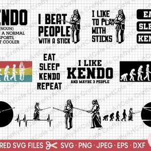kendo svg bundle kendo png bundle kendo clipart kendo silhouette kendo vector
