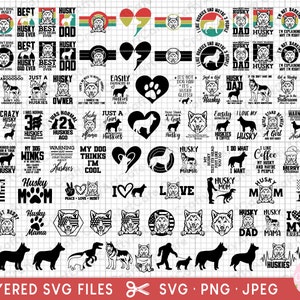 husky svg bundle cricut husky png bundle husky peeking svg husky clipart silhouette free commercial use husky cut file