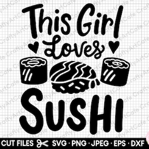 sushi svg sushi png sushi svg cut file cricut sushi lover svg